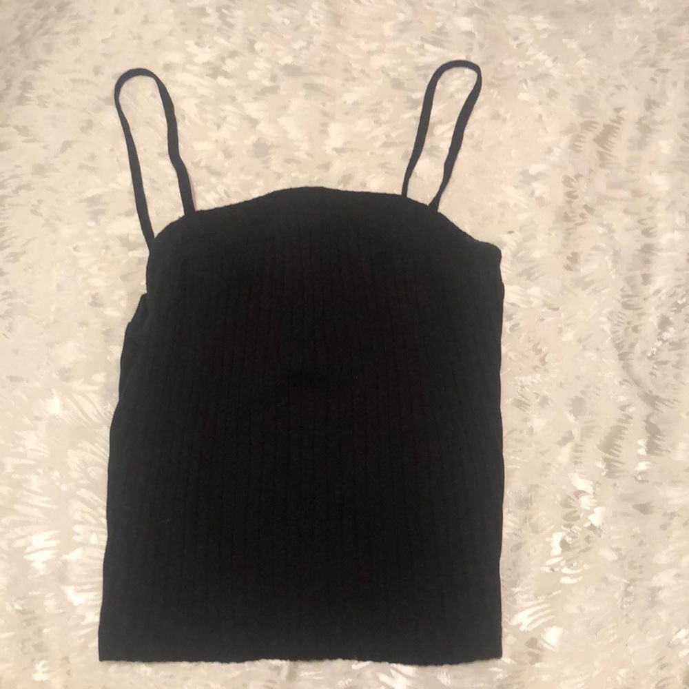 NORDSTROM RIBBED CROP TOP